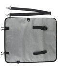 Open view of Large Capacity Chef Knife Roll Bag With Compartments For Camping Picnics And Hiking Heavy Duty Knife Roll Case.
