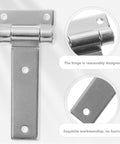 Heavy Duty Galvanized Steel Friction Hinges for Industrial Cabinets and Distribution Boxes 2 Pack with Tough As Nails Load Bearing Capacity Rust Resistant Torque Hinges for Electrical Panels and Doors Garneck, showing front view and design details.