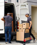 Heavy Duty Folding Platform Cart, 1600 Lbs Capacity, moving boxes from van, spacious dolly with 6 inch swivel wheels.
