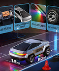 1/24 Scale Remote Control Monster Truck For Kids With Colorful Lights, showcasing alloy shell, LED lights, and non-slip tires