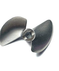 Beefed-Up 4mm Metal Propeller Upgrade For UDI Arrow RC Boats, high-performance rotor blade, close-up view