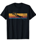Freediving T Shirt For Ocean Hunters Lightweight Comfort Classic Fit Breathable Black Short Sleeve Top With Diver Graphic