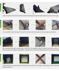 Step-by-step guide to assembling a Home Golf Simulator Enclosure Complete Set With Heavy Duty Frame And HD Impact Screen And Pro Grade Putting Green Turf 8x8 Ft Tool Free Quick Setup In Under 5 Minutes Hitting Cage For Indoor Practice.
