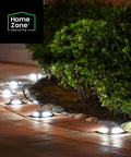 Solar Deck Lights 4 Pack Outdoor With Auto On Sensor Waterproof Weather Resistant 40 Lumens Total illuminating garden path