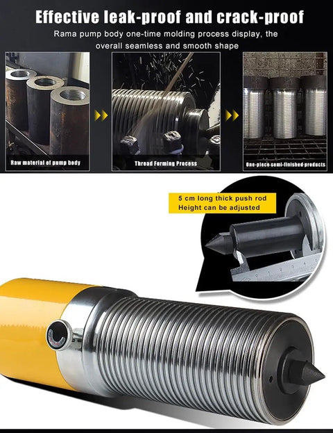 Beefy 3-In-1 Hydraulic Gear Puller Kit With Wheel Bearing Separator And Tool Box, showcasing thread formation.