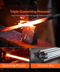 Heavy Duty Sheet Metal Nibbler 550W Electric Cutter with 360 Degree Rotation and 2200 RPM during quenching process on aluminum alloy