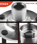 Close-up of Two Front Wheel Bearing And Wheel Hub Kit With 5-Lug For Ford Transit Connect 2010 2011 2012 2013, Beefed-Up Load Capacity