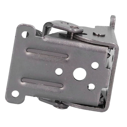 Self Lock Folding Bracket With Aluminum Alloy Construction, 120 Degree Rotation, 3.4cm Folded Thickness, Black Bronze Finish