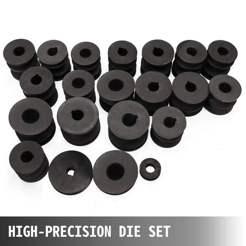 Electric Pipe Bender Kit With Nine Round And Eight Square Dies 1.5KW 110V Copper Coil Motor adjustable dies set for precision bending.