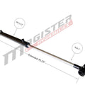 1.75 Inch Bore 18 Inch Stroke Welded Hydraulic Cylinder With Cross Tube Ends For Loader Double Acting Piston At 3500 PSI