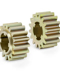 Two Pack 16 Tooth Spur Gear Replacement For Schwintek In Wall Slide Out Torque Shaft Motor RV Camper Motorhome 238893 Compatible 16TPI 20 Degree Pitch