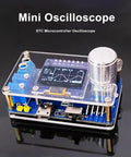 Mini oscilloscope with LED display for DIY Oscilloscope Kit For Electronics Enthusiasts And Students With 3 Trigger Modes Auto Normal Single