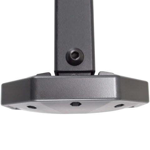 DLx-SF Marine Jack bottom view, swivel base; gray metal, 2,000 lb capacity, Amazon brand