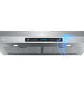Top Notch 30 Inch Under Cabinet Range Hood With 1200 CFM Power, 4 Speed Gesture Sensing Kitchen Exhaust Hood, front view