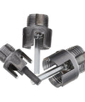 BAZEITFLOW 3 Piece PVC Pipe Threader Tool Set Includes External And Internal Thread Cutting Kit for Plastic Water Pipes