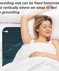 Bed Grounding Mat Kit For Better Sleep And Stress Relief, Queen Size Grounding Mattress Pad with Included Cord, Ease and Comfort