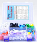 Chemistry Molecular Model Kit with 208 Pieces for Students and Teachers Organic and Inorganic Learning Set open box view