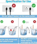 Usage instructions for 2000W Immersion Water Heater Portable Electric Submersible Bucket Heater With 304 Stainless Steel Guard And LCD Thermometer