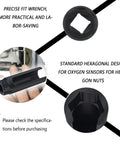 Heavy Duty 7/8 Inch O2 Sensor Socket And Knockout Extractor Tool For Any Domestic Or Import Rides crafted from premium chrome vanadium steel