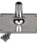 Heavy Duty Cast Aluminum Electronic Drum Module Mount With Four Hole Universal Fit Screws Included And Seven Eighths Inch Post