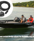 Heavy Duty Remote Switch For Minnkota Deckhand 40 Electric Anchor Winch with 25-foot cable and flexible mount option.