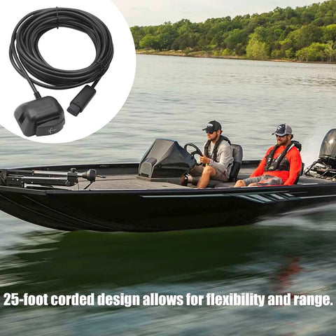 Heavy Duty Remote Switch For Minnkota Deckhand 40 Electric Anchor Winch with 25-foot cable and flexible mount option.