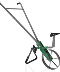 High Wheel Garden Cultivator With Self Cleaning Steel Wheel Hoe And Modular Plow For Gardening, Heavy Duty Steel Construction Tool