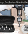 Top Shelf Badass Forstner Bit Set With Six Heavy Duty Carbide Tipped Hex Shank Wood Hole Saw Drill Bits in case for flat bottom cuts.