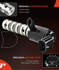 Exhaust Engine Variable Valve Timing VVT Solenoid Replacement for Hyundai Kia 2011-2020 shown with installation features