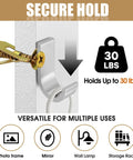 Self Drilling Drywall Anchors With Screws Kit For Drywall And Sheetrock Heavy Duty Metal Expansion Wall Anchors hold 30 lbs