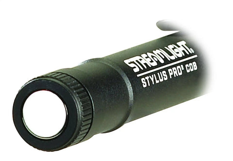 Close-up of the Stylus Pro COB Rechargeable Penlight Work Light With Magnetic Base 160 Lumen High Beam 40 Lumen Low Beam And Strobe Mode