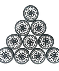 Dope Plastic Wheel Set With 2mm Shaft Axles For DIY RC Cars Boats And Helicopters Includes 100 Wheels And 50 STEM Shafts