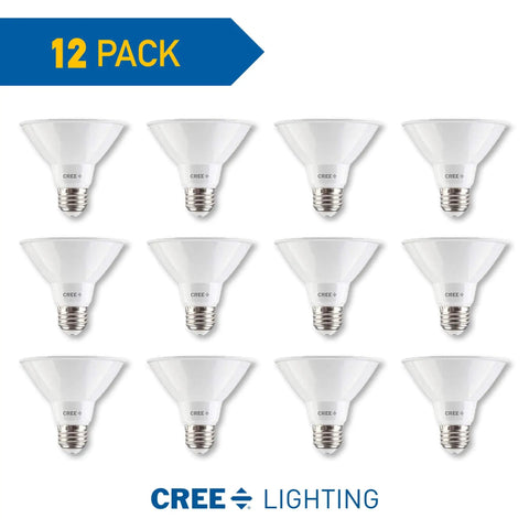 Pro Series PAR30 Short Neck LED Flood Bulb 75W Equivalent, 15 Degree Spot, 1000 Lumens, Dimmable Soft White 2700K, Pack Of 12