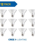 Pro Series PAR30 Short Neck LED Flood Bulb 75W Equivalent, 40 Degree Beam, 1000 Lumens, 12 Pack displayed evenly