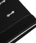 Close-up of Heavy Duty 125 Cm Neoprene Cable Management Sleeve Waterproof Wire Organizer For Home Office Desk with velcro and holes.