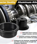 6.6L Duramax Diesel Main Crankshaft Seal Driver Kit for front and rear seal installation, black aluminum design