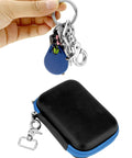 Swivel Snap Hooks 10 Pack Heavy Duty Trigger Snaps Nickel Plated with Keychain and Black Pouch for Bags and Leashes