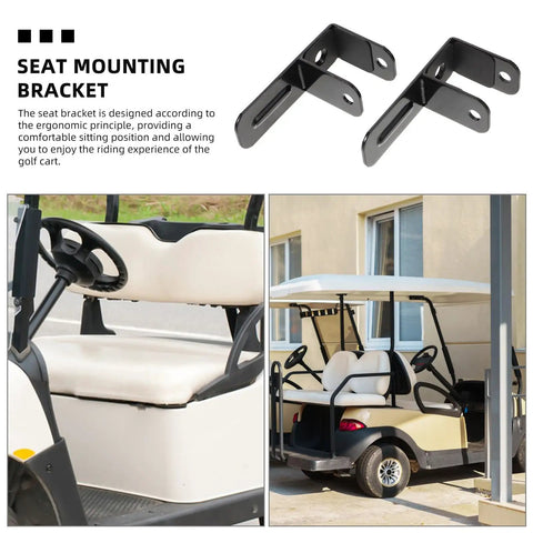 Rear Seat Armrest Bracket For Golf Cart, Heavy Duty Iron Construction With Ergonomic Comfort Design And Stable Support Frame