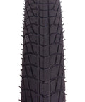 Close-up of black tread pattern on 20 Inch Bike Tire Replacement Kit With Tools For Kids And BMX Bikes Fits 20x1.75 Tubes Tires Rims Front Or Rear