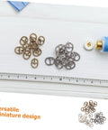 150 Pieces Mini Belt Fasteners Tiny Alloy Buckles For Doll Clothes And Shoes Diy Crafting Mixed Silver Gunmetal Antique Bronze Colors Easy Assembly Miniature Sewing Accessories