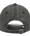 Back view of Funny 80th Birthday Hat It Took Me 80 Years To Look This Good Washed Cotton Adjustable Snapback One Size Fits Most Gift Idea