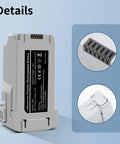 2-Pack Mini 3 Intelligent Flight Battery And 3-Channel Fast Charger Two-Way Charging Hub battery close-up details