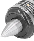 Heavy Duty Lathe Live Tailstock Center Built Tough With Bearing for Precise Turning, carbon steel, MT4B model, close-up view