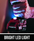 Close-up of 12V Brushless Cordless Half Inch Compact Drill Driver Kit With 2.0Ah USB C Battery showing bright LED light feature