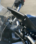 5 Watt 12V Solar Panel Battery Charger With Charge Controller IP67 Weatherproof Handlebar Mount on motorcycle