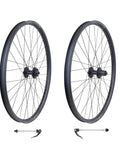 27.5 Inch MTB Wheel Sets With Aluminum Alloy Double Wall Rims Front And Rear Wheel Sets With Bearing Hubs For 6 Bolt Disc Brake Compatibility