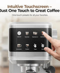 Sick Home Barista Essential Featuring Professional Espresso Machine With Milk Frother And Instant Cold Brew Maker For No Sweat Daily Grinds And Smooth 20 Bar Extraction Vibes touchscreen with one-touch coffee presets.