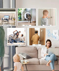 Motion Sensor Door Chime With Wireless PIR Detector And Receiver for home security, pet monitoring, child safety, and visitor alert.