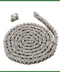 Heavy Duty 60 SS Roller Chain Kit 10 Feet Long With Connector Links For Lumber Mills Cement Plants And Mining Machinery That Runs Smooth coiled