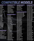 List of car models compatible with Magnetic M14 X 1.5 Oil Drain Plug Kit With Stainless Steel Pan Bolt And 2 Gaskets For Most Cars.